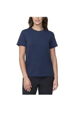 Merrell Women Short Sleeve Moisture Wicking Active Tee Shirt Blue Small New NWT